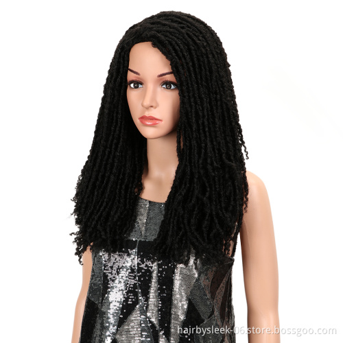 Fashion long synthetic hair braid wigs for women Ombre color Dread lock none lace wigs synthetic hair